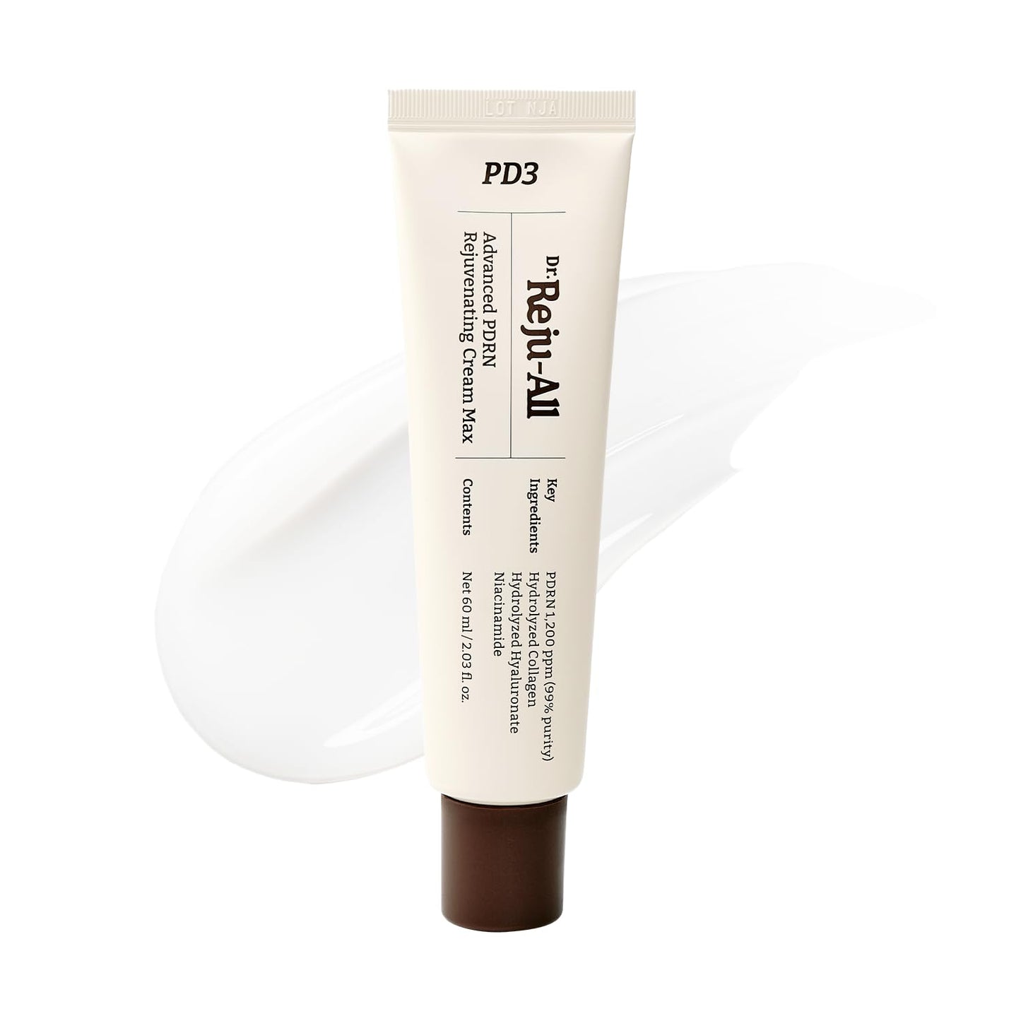 Dr.Reju-All PDRN Rejuvenating Cream – Rejuall PDRN Face Moisturizer – Optimal 1200ppm for Glass Skin & Plumping – Korean Pharmacy Anti-Aging Skin Care Face Cream - 0.7 Fl Oz