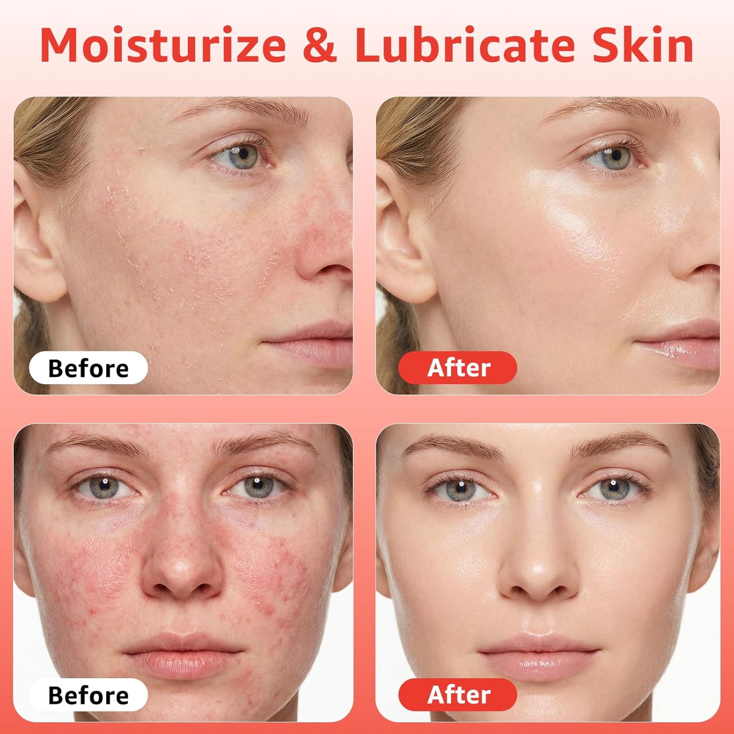 Red Light Therapy Serum, Red Light Therapy Activation Serums Amplify Effects & Reduce Wrinkles with Hydrating, Vitamin E Redlight Serum for Face, Rose Extract Facial Serums for Women, 1.0 FL.OZ